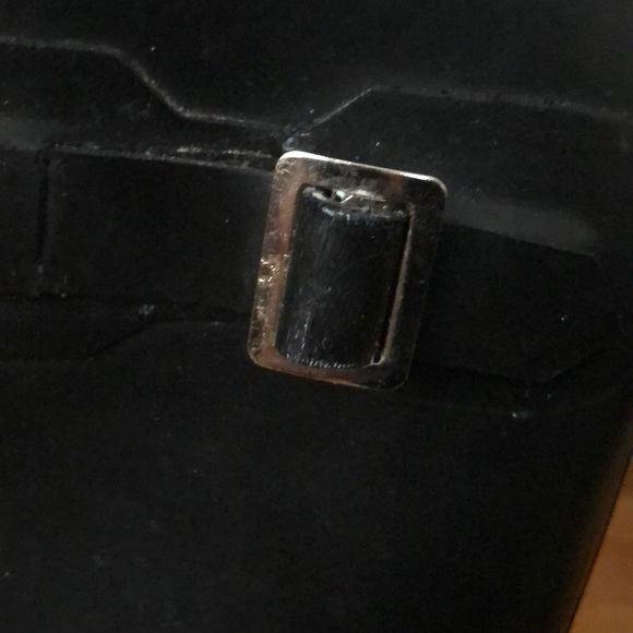 Hunter Matte Black Tall Classic Rain Boots size 7 - Picture 4 of 12